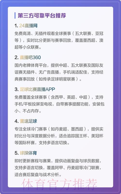 世界杯直播推荐全网站方案 世界杯直播推荐全网站方案